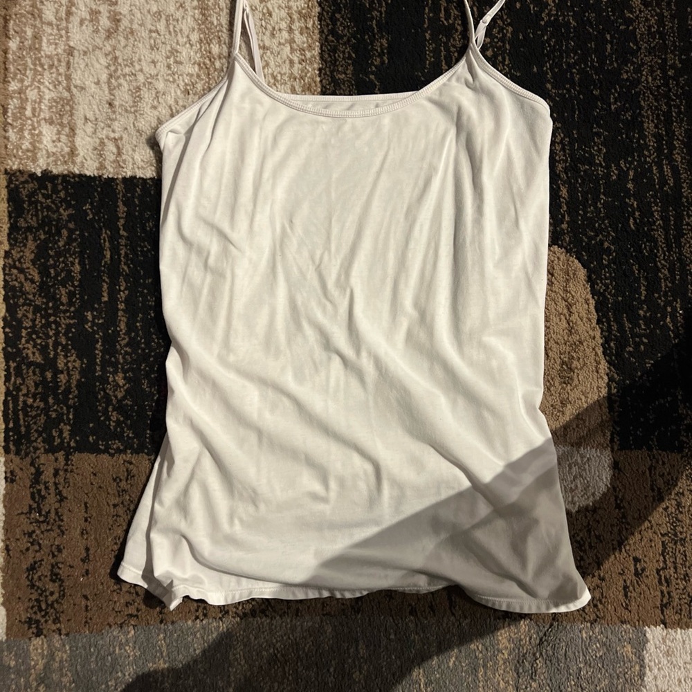 Women's white Spaghetti Strap Top